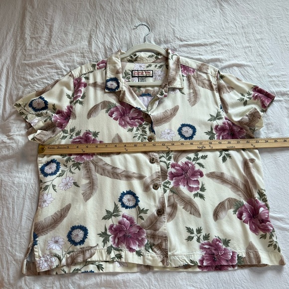 Jamaica‎ Bay Floral Short-Sleeve Shirt Size XL - Picture 5 of 6